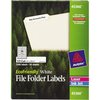 Avery File Folder Labels, 2/3"x3-7/16", 1500/BX, White PK AVE45366